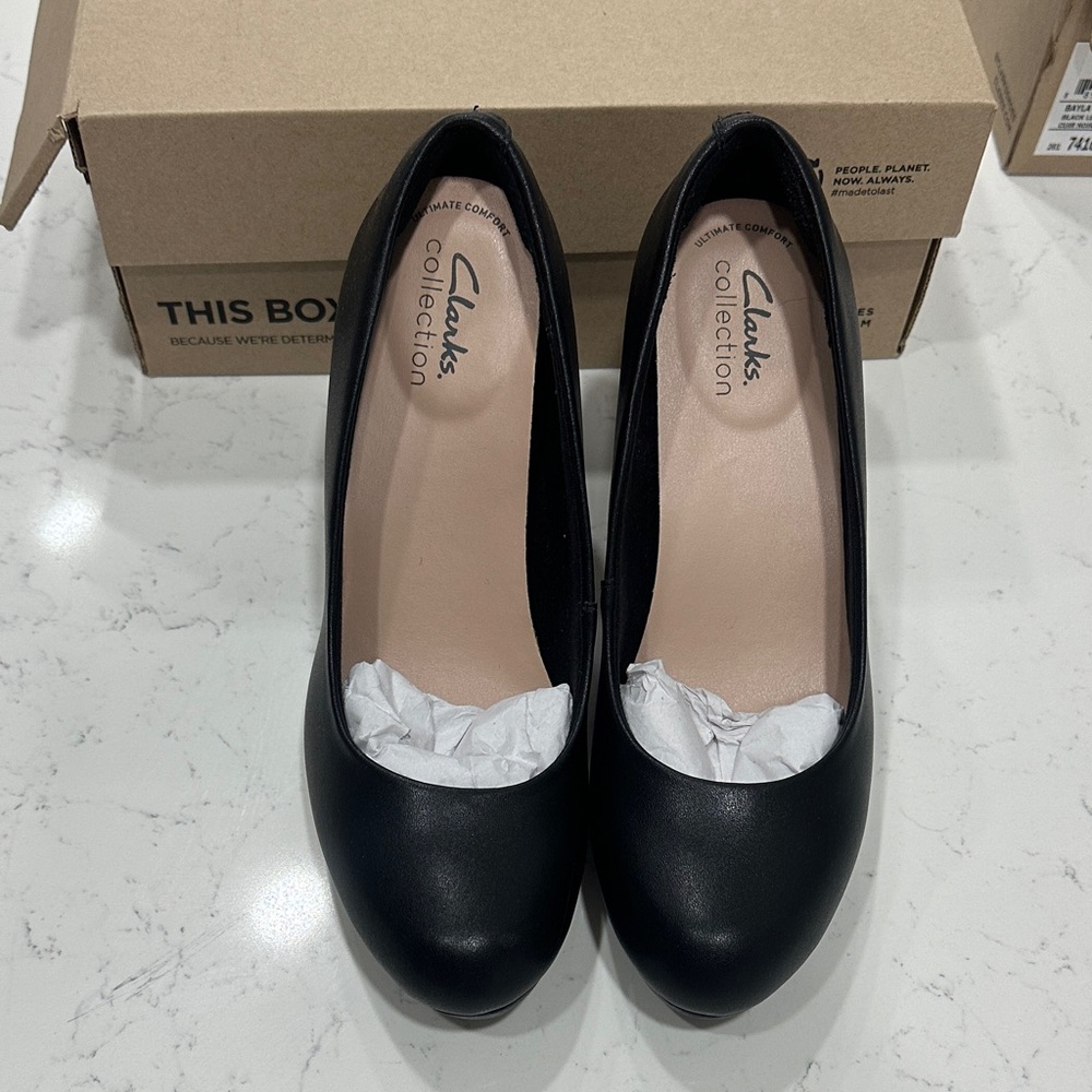 Clarks Black Women's Heels